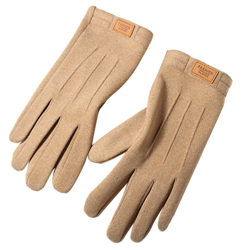 Klassiska fleece fodrade hanskar